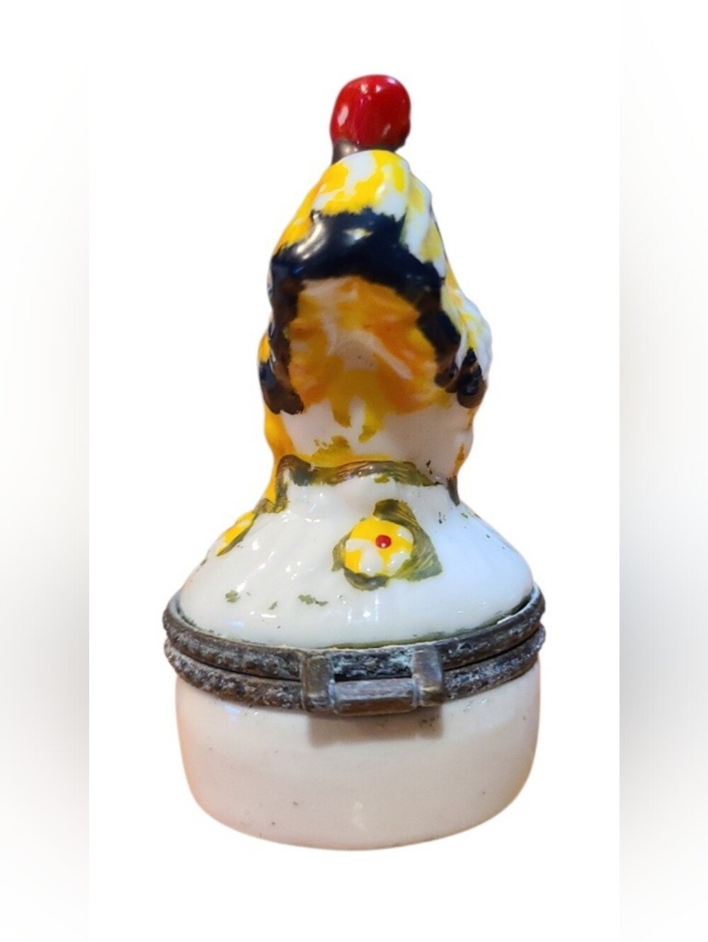 Mini Porcelain ROOSTER RING/TRINKET HOLDER - Picture 4 of 5